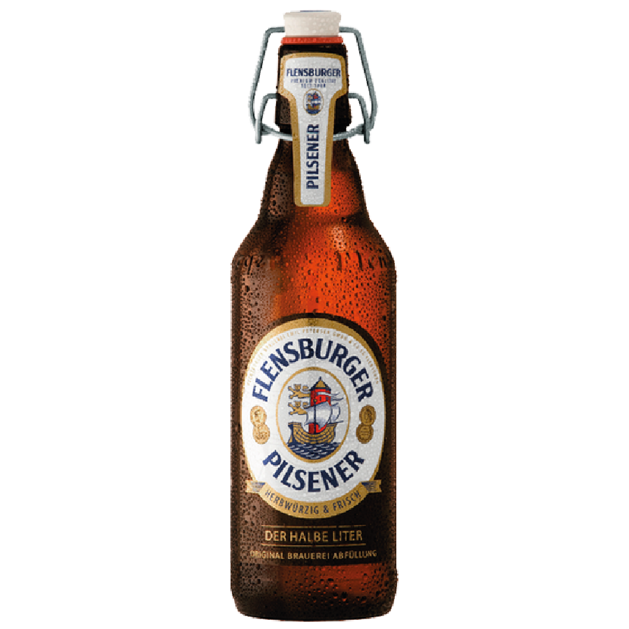 Flensburguer Pilsener (Swing Top Lids) 500ml